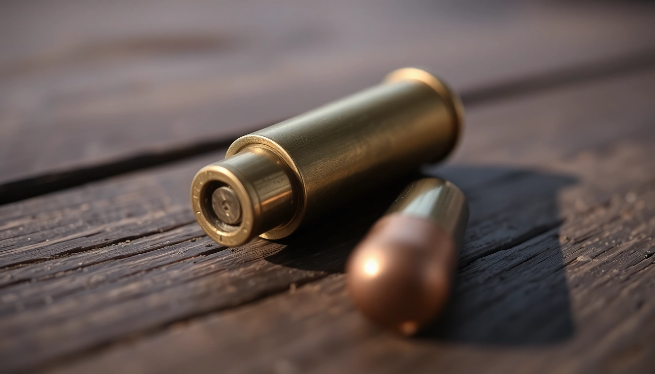 Detailed image of a 32 WIN cartridge showcasing its vintage design and craftsmanship, perfect for firearm enthusiasts.