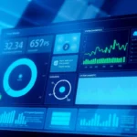 This https://32win.cheap-themed image features a high-tech system dashboard showcasing Windows application management with vibrant colors and detailed interface elements, highlighting software control and technical expertise for users seeking Windows solutions.