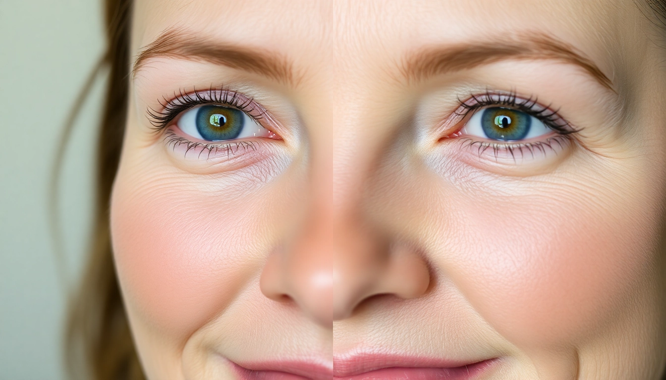 Patient showcases natural enhancement after Oberlidstraffung Zürich, rejuvenated eyes with a refreshed appearance.