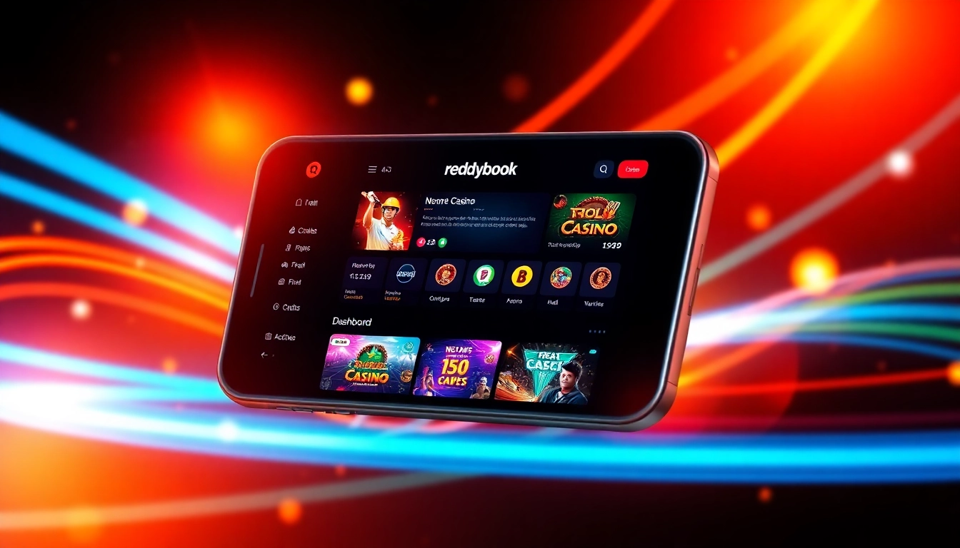 Use the Reddybook App to place quick bets on cricket, football, and casino games with secure transaction features.