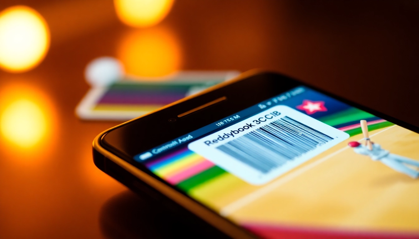 Reddybook ID displayed on a smartphone for seamless online cricket betting registration access.
