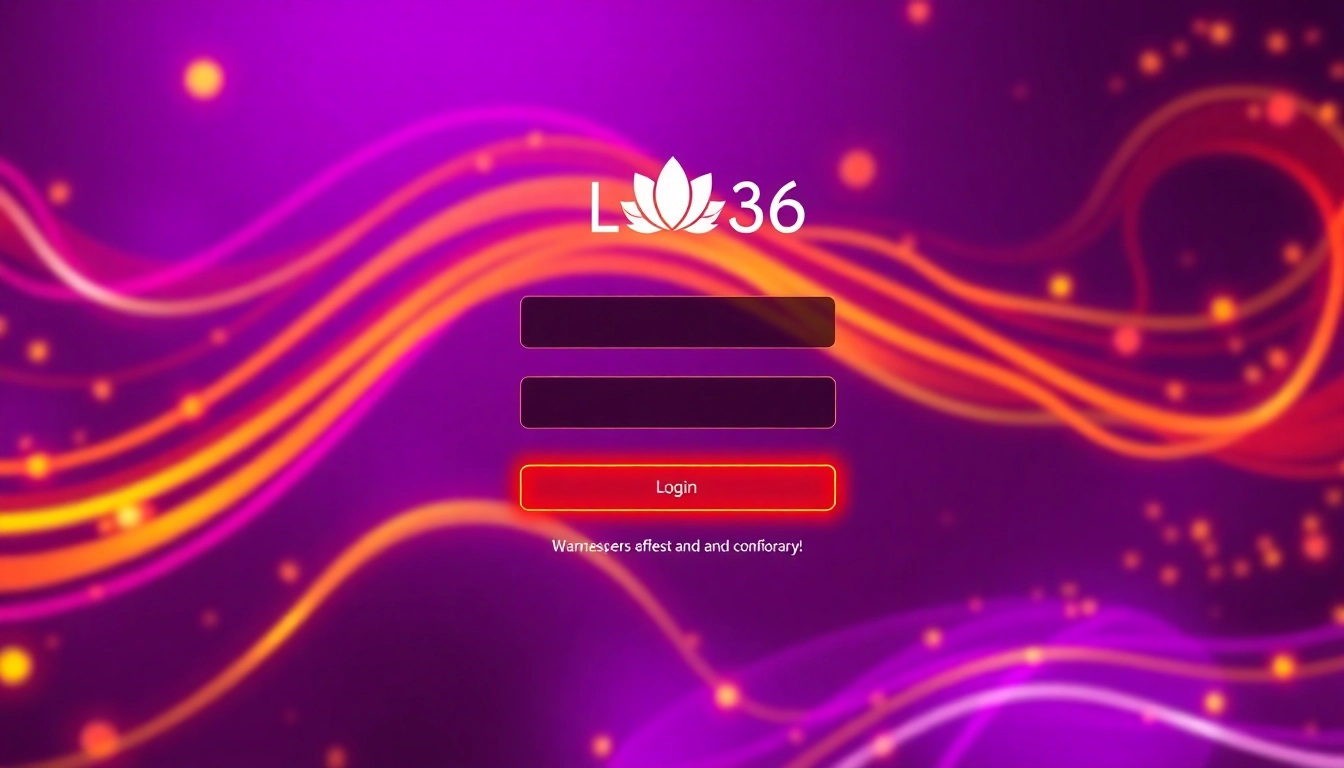 Secure Lotus365 ID login portal with vibrant colors and modern design for straightforward access.