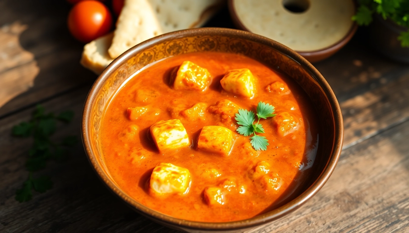 High-quality Ready to Eat Paneer Makhani Gravy Base displayed in a bowl with creamy tomato