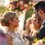 Skilled eskuvo fotos photographing a joyful bride and groom moments at an outdoor wedding